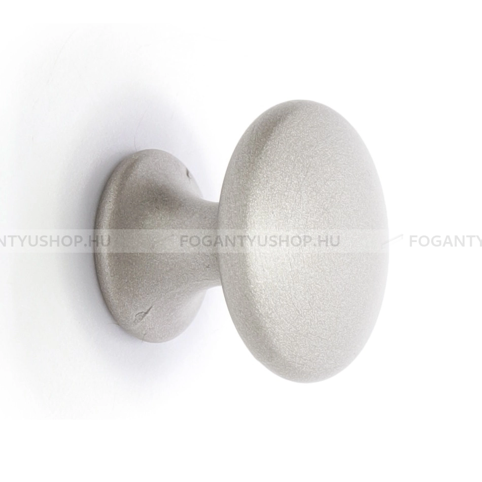 RUJZ DESIGN Bútorgomb - 162.24 - 1 furatos - Ezüst inox (szálcsiszolt) SNiL - Zamak fém ötvözet - Fém gombfogantyú, bútorgomb (szögletes, kerek)