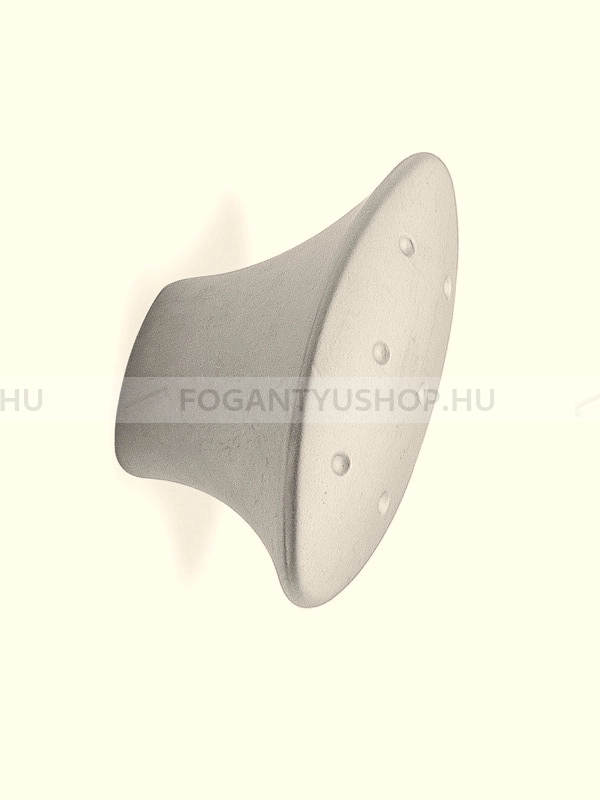 RUJZ DESIGN Bútorgomb - 175.16 - 1 furatos - Matt nikkel MNiL - Zamak fém ötvözet - Fém gombfogantyú, bútorgomb (szögletes, kerek)