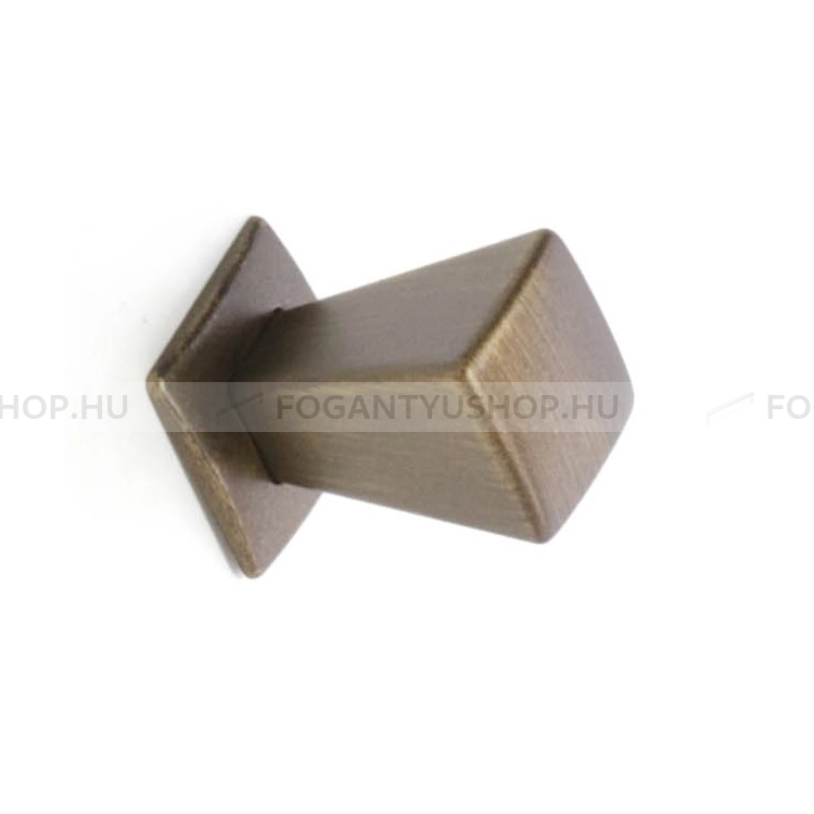 RUJZ-DESIGN---Fogantyu---199.15D---Antik-patina-barna---Antikolt-vintage-fem-gombfogantyu-(szogletes-kerek)