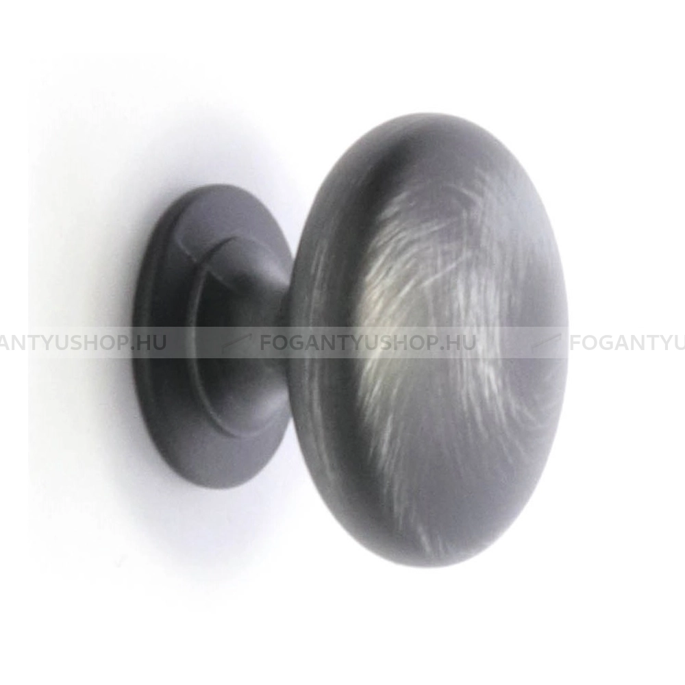 RUJZ DESIGN Gombfogantyú - ms 3.28 - 1 furatos - Vintage koptatott fekete Vint - Zamak fém ötvözet - Antikolt, vintage fém gombfogantyú (szögletes, kerek)