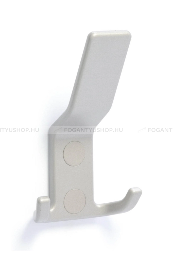 RUJZ DESIGN Kabátakasztó - 25 40.004 - Ezüst inox (szálcsiszolt) SNiL - Zamak fém ötvözet - Kombinált, kalaptartós fogas