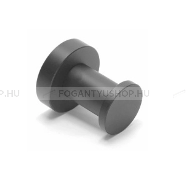 RUJZ DESIGN Fogas - 40.009 - Szálcsiszolt szürke  - ABS műanyag - Egy akasztós fogas