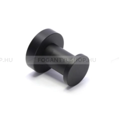 RUJZ DESIGN 40.009 Fogas, 34x30mm - 1 furatos - Fekete - Alumínium