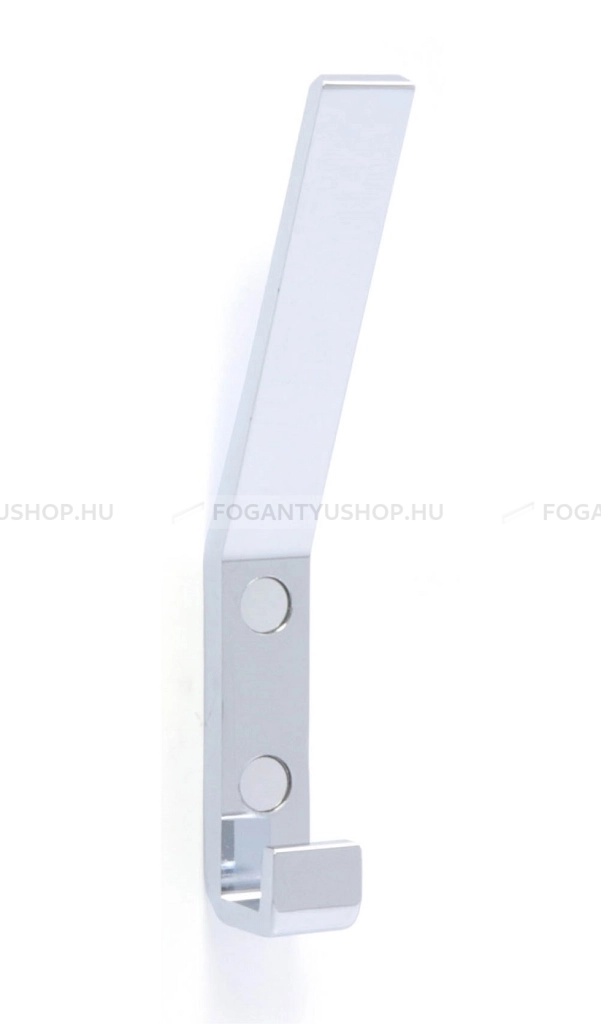 RUJZ DESIGN Kabát fogas - 40.013A - Fényes króm Cr - ABS műanyag - Kombinált, kalaptartós fogas