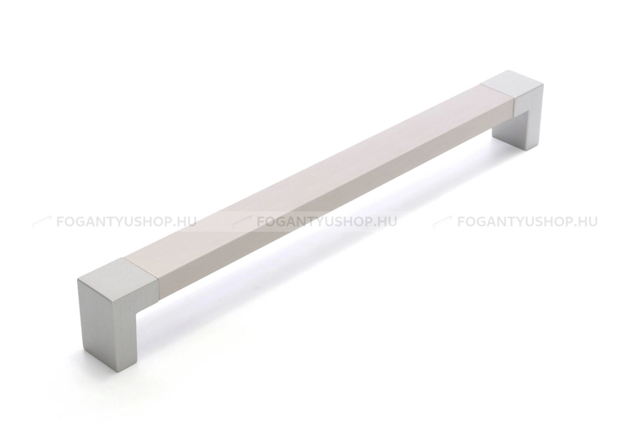 RUJZ DESIGN Bútor fogantyú - 347.20 - Alumínium MCrE, Ezüst inox (szálcsiszolt) SNiL - Alumínium - Több méretben gyártott fém bútorfogantyú