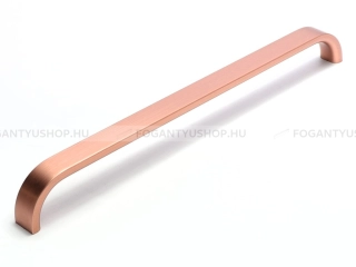 RUJZ DESIGN Bútor fogantyú - 128 mm - 520.15 - KIFUTÓ - Szálcsiszolt rosegold - Alumínium - (NOEXP)