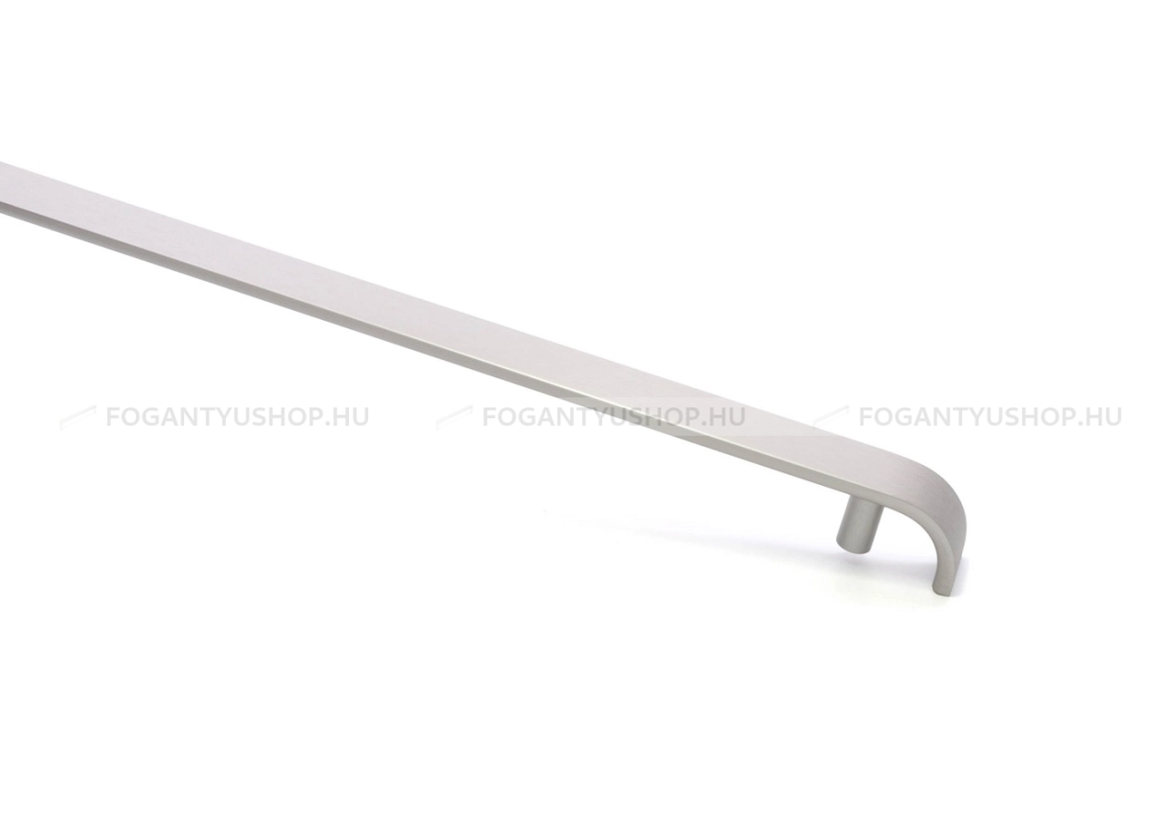 RUJZ DESIGN Fogantyú - 882 568.28 - furattáv 882 mm - Szálcsiszolt nikkel NisatE - ABS műanyag - Egy méretben gyártott fém bútorfogantyú