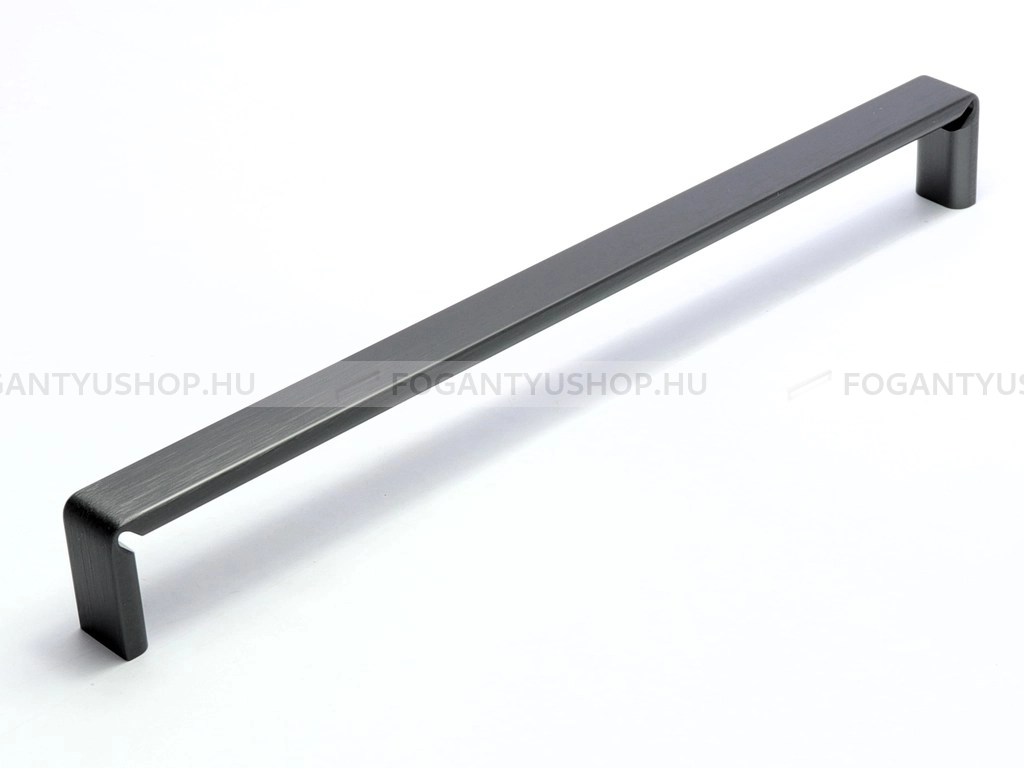 RUJZ DESIGN Fogantyú - 573.15 - Szálcsiszolt szürke  - ABS műanyag - Több méretben gyártott színes fém bútorfogantyú