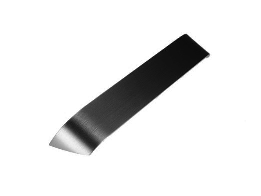 RUJZ DESIGN Fogantyú - 416 mm - 617.33 - Fekete szálcsiszolt - Alumínium - Egy méretben gyártott színes fém bútorfogantyú - (NOEXP)