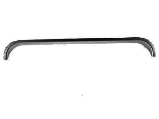 RUJZ DESIGN Fogantyú - 416 mm - 617.33 - Fekete szálcsiszolt - Alumínium - Egy méretben gyártott színes fém bútorfogantyú - (NOEXP)