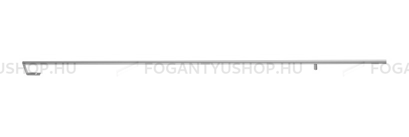 RUJZ DESIGN Bútor fogantyú - 864 665.12 - furattáv 864 mm - Alumínium MCrE - ABS műanyag - Egy méretben gyártott fém bútorfogantyú