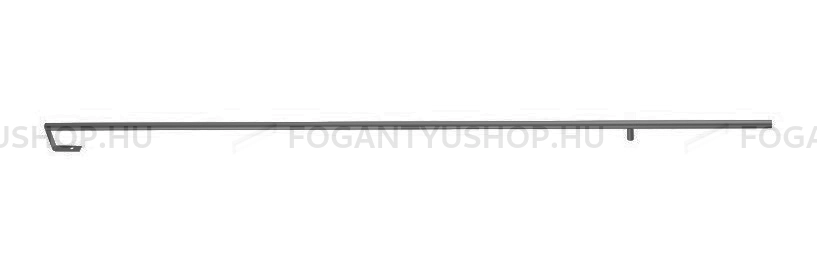 RUJZ DESIGN Bútorfogantyú - 864 665.12 Festett - furattáv 864 mm - Festett fekete BlackL - ABS műanyag - Egy méretben gyártott színes fém bútorfogantyú