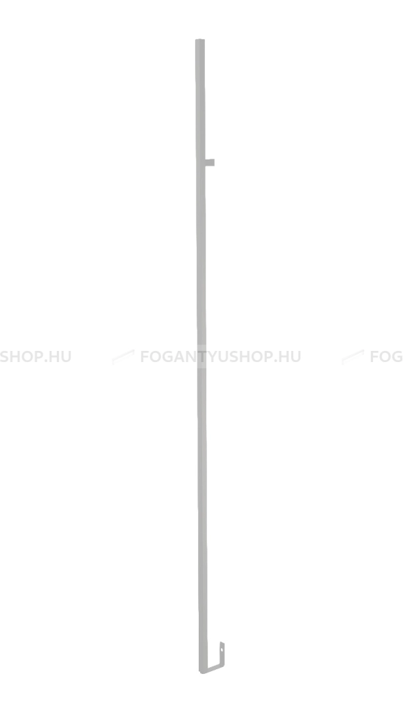 RUJZ DESIGN Bútorfogantyú - 864 684.12 - furattáv 864 mm - Szálcsiszolt nikkel NisatE - ABS műanyag - Egy méretben gyártott fém bútorfogantyú