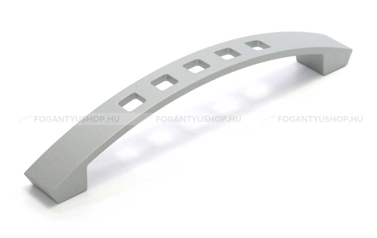RUJZ DESIGN Fogantyú - 128 321.18 - furattáv 128 mm - Matt króm MCrL - Zamak fém ötvözet - Egy méretben gyártott fém bútorfogantyú