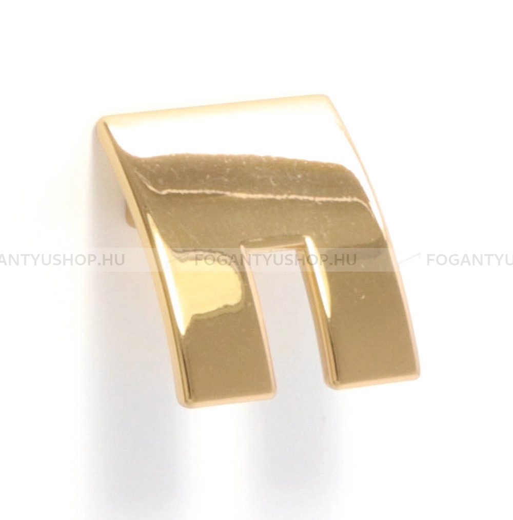 RUJZ DESIGN Fogantyú - 362.21 - Fényes arany - Műanyaggal kombinált fém gombfogantyú, bútorgomb - (NOEXP)