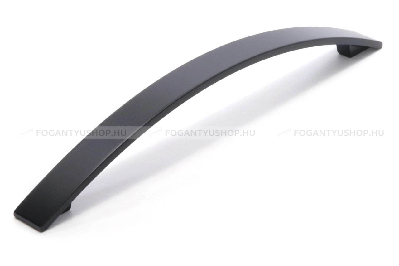 RUJZ DESIGN Bútor fogantyú - 446.24r - Fekete - Zamak fém ötvözet - Több méretben gyártott színes fém bútorfogantyú