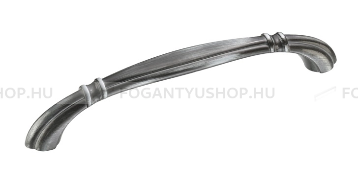 RUJZ DESIGN Fogantyú - 128 681.15 Vintage koptatott - furattáv 128 mm - Vintage koptatott fekete Vint - Zamak fém ötvözet - Klasszikus, vintage, antik fém bútorfogantyú