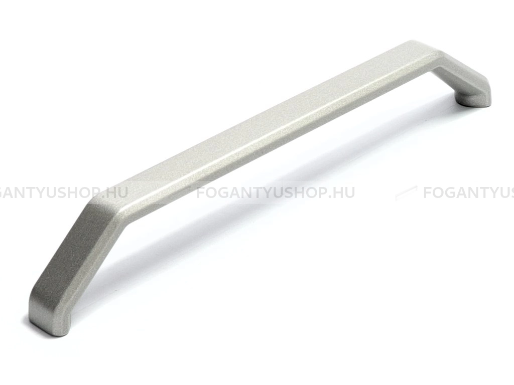 RUJZ DESIGN Bútorfogantyú - 689.14 - Ezüst inox (szálcsiszolt) SNiL - Zamak fém ötvözet - Több méretben gyártott fém bútorfogantyú