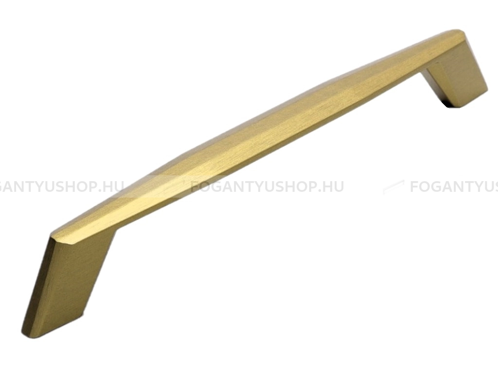 RUJZ DESIGN Fogantyú - 694.16 - Szálcsiszolt arany  - Zamak fém ötvözet - Több méretben gyártott színes fém bútorfogantyú