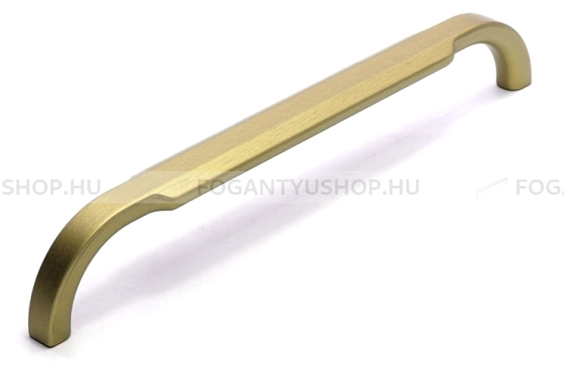 RUJZ DESIGN Bútor fogantyú - 696.15 - Szálcsiszolt arany  - Zamak fém ötvözet - Több méretben gyártott színes fém bútorfogantyú