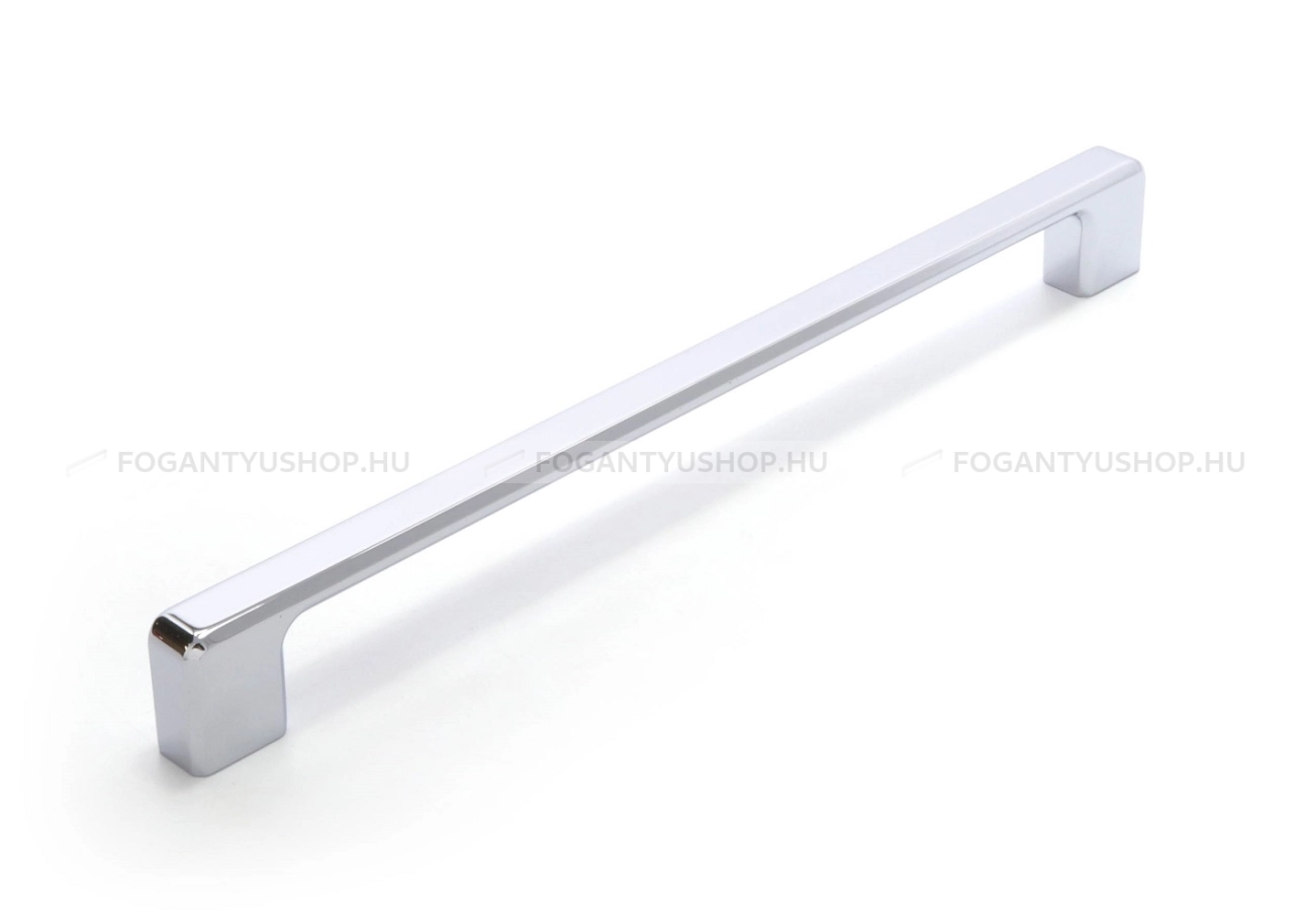 RUJZ DESIGN Bútor fogantyú - 703.14 - Fényes króm Cr - Zamak fém ötvözet - Több méretben gyártott fém bútorfogantyú