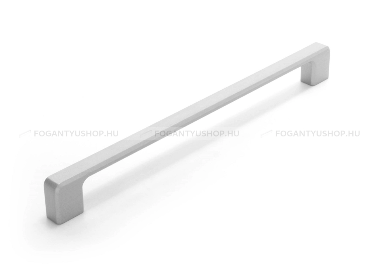 RUJZ DESIGN Bútorfogantyú - 703.14 - Ezüst inox (szálcsiszolt) SNiL - Zamak fém ötvözet - Több méretben gyártott fém bútorfogantyú
