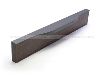 RUJZ DESIGN Bútor fogantyú - us 2141 - Szálcsiszolt szürke - Alumínium