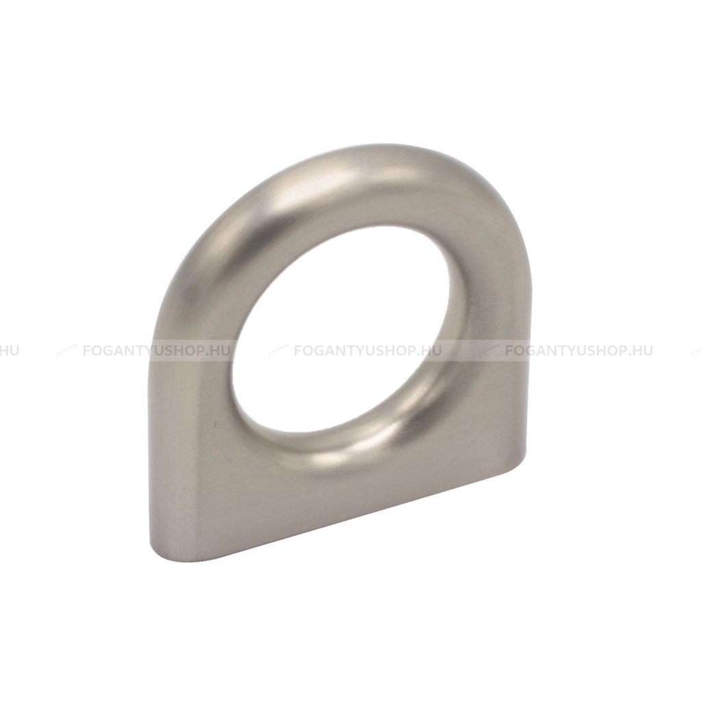 FURNIPART---Fogantyu---LUCK-KNOB---Ezust-inox-(szalcsiszolt)---Fem-gombfogantyu-butorgomb-(szogletes-kerek)