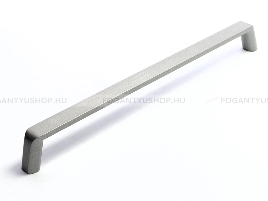 RUJZ DESIGN Bútor fogantyú - 580.26 - Ezüst inox (szálcsiszolt) SNiL - Zamak fém ötvözet - Több méretben gyártott fém bútorfogantyú