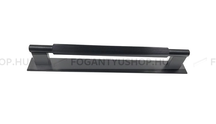 VIEFE Bútorfogantyú - ARPA PLATE - Csiszolt fekete L30 - ABS műanyag - Több méretben gyártott színes fém bútorfogantyú