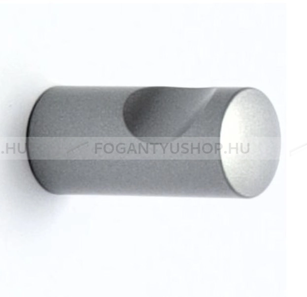 RUJZ DESIGN Bútorgomb - 805.13 - 1 furatos - Matt króm MCrL - ABS műanyag - Fém gombfogantyú, bútorgomb (szögletes, kerek)