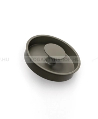 VIEFE Fogantyú Fogantyú DIPO - 1 furatos - Szürke - Zamak fém ötvözet - Egy méretben gyártott színes fém bútorfogan - 1 furatos -  - Zamak fém ötvözet