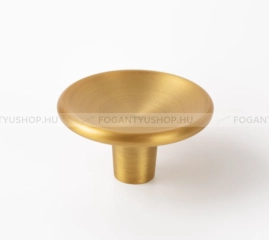 VIEFE Gomb fogantyú Gomb fogantyú DISC - Szálcsiszolt pezsgő - Zamak fém ötvözet - Színes fém gombfogantyú, bútorgomb -  - Zamak fém ötvözet