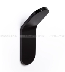 VIEFE TIK Öntapadós fali fogas - Festett fekete - Alumínium - Egy akasztós fogas -  - Alumínium