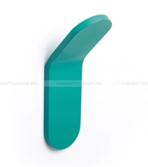 VIEFE TIK Öntapadós fali fogas - Türkizkék - Alumínium - Egy akasztós fogas - 0 mm -  - Alumínium