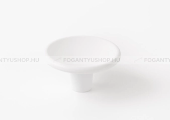 VIEFE Gomb fogantyú Gomb fogantyú DISC - Festett fehér - Zamak fém ötvözet - Színes fém gombfogantyú, bútorgomb -  - Zamak fém ötvözet