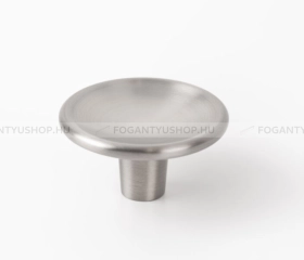 VIEFE Gomb fogantyú Gomb fogantyú DISC - Ezüst inox (szálcsiszolt) - Zamak fém ötvözet - Fém gombfogantyú, bútorgomb (sz -  - Zamak fém ötvözet