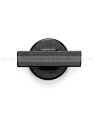 VIEFE Gomb fogantyú Gomb fogantyú OTO - 1 furatos - Strukturált fekete - Zamak fém ötvözet - Színes fém gombfogantyú, bú - 1 furatos -  - Zamak fém ötvözet