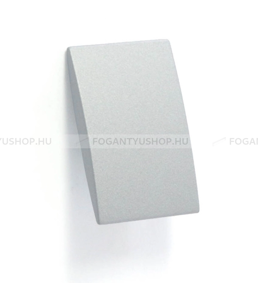 RUJZ DESIGN Gombfogantyú - 825.32 - 1 furatos - Matt króm MCrL - Zamak fém ötvözet - Fém gombfogantyú, bútorgomb (szögletes, kerek)