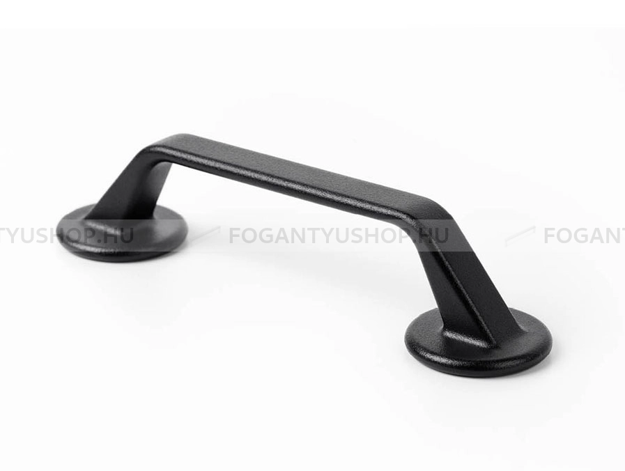 VIEFE Bútorfogantyú - OTO 128 Strukturált Színes - furattáv 128 mm - Texturált fekete ZM22 - Zamak fém ötvözet - Egy méretben gyártott színes fém bútorfogantyú