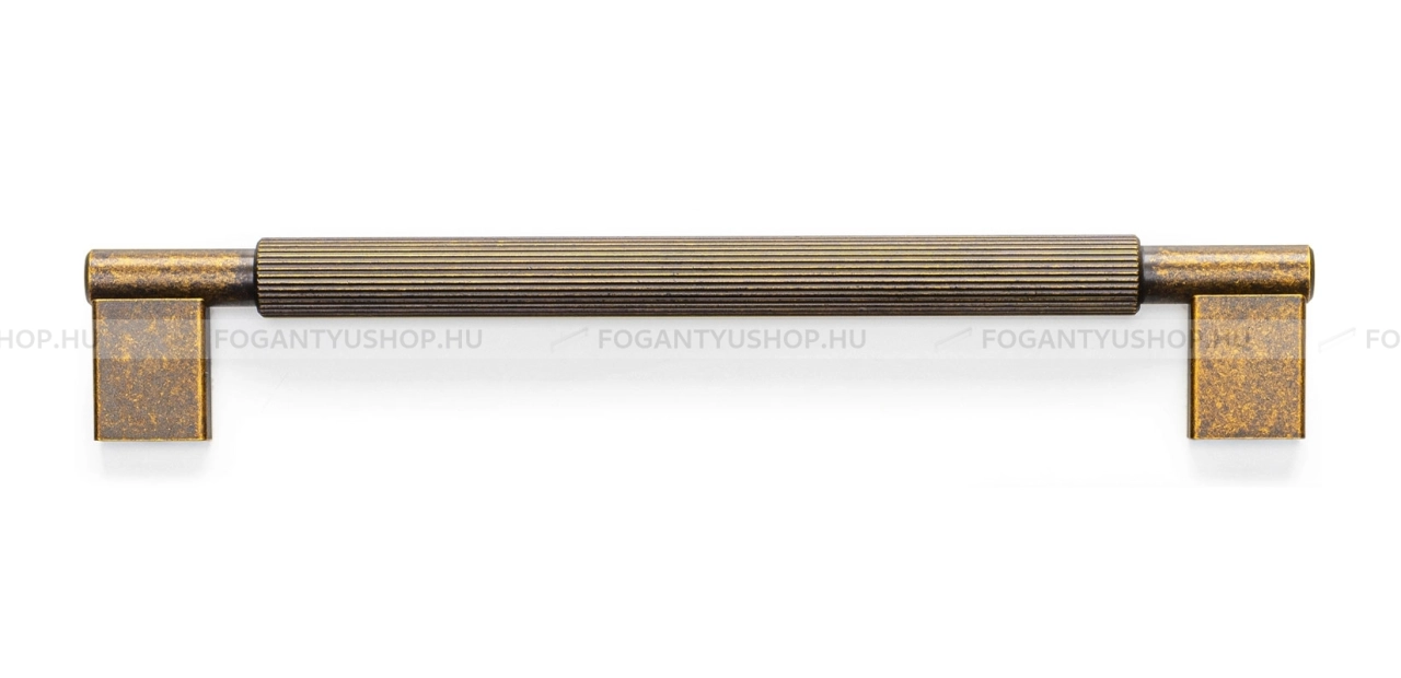 VIEFE Bútorfogantyú - ARPA 192 Koptatott furattáv 192 L623 ABS műanyag furattáv 192 L623 ABS műanyag furattáv 192 L623 - furattáv 192 mm - Rusztikus sárgaréz L623 - Alumínium - Klasszikus, vintage, antik fém bútorfogantyú