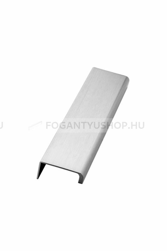 FURNIPART Fogantyú - ARTISAN - Szálcsiszolt 66 - ABS műanyag - Bútorajtó élére ültethető fém fogantyú