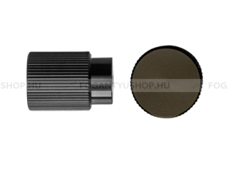 VIEFE Gomb fogantyú Gomb fogantyú ARPA - 1 furatos - Fekete - Alumínium - Színes fém gombfogantyú, bútorgomb - 1 furatos -  - Alumínium