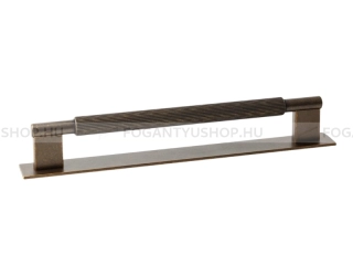 VIEFE Bútor fogantyú ARPA PLATE - 192 mm - Koptatott antik réz - Alumínium