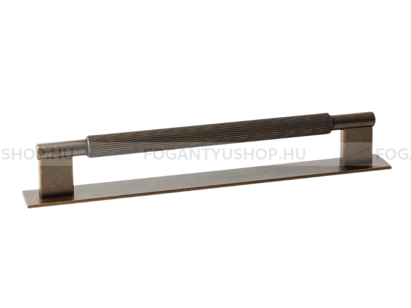 VIEFE Bútorfogantyú - ARPA PLATE 192 Koptatott furattáv 192 L623 ABS műanyag furattáv 192 L623 ABS műanyag furattáv 192 L623 - furattáv 192 mm - Rusztikus sárgaréz L623 - Alumínium - Klasszikus, vintage, antik fém bútorfogantyú
