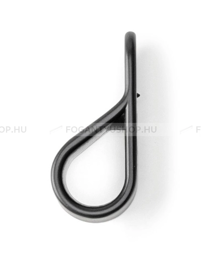 VIEFE Bútorgomb - BELT KNOB Festett - 1 furatos - Matt fekete ZM2 - Zamak fém ötvözet - Színes fém gombfogantyú, bútorgomb