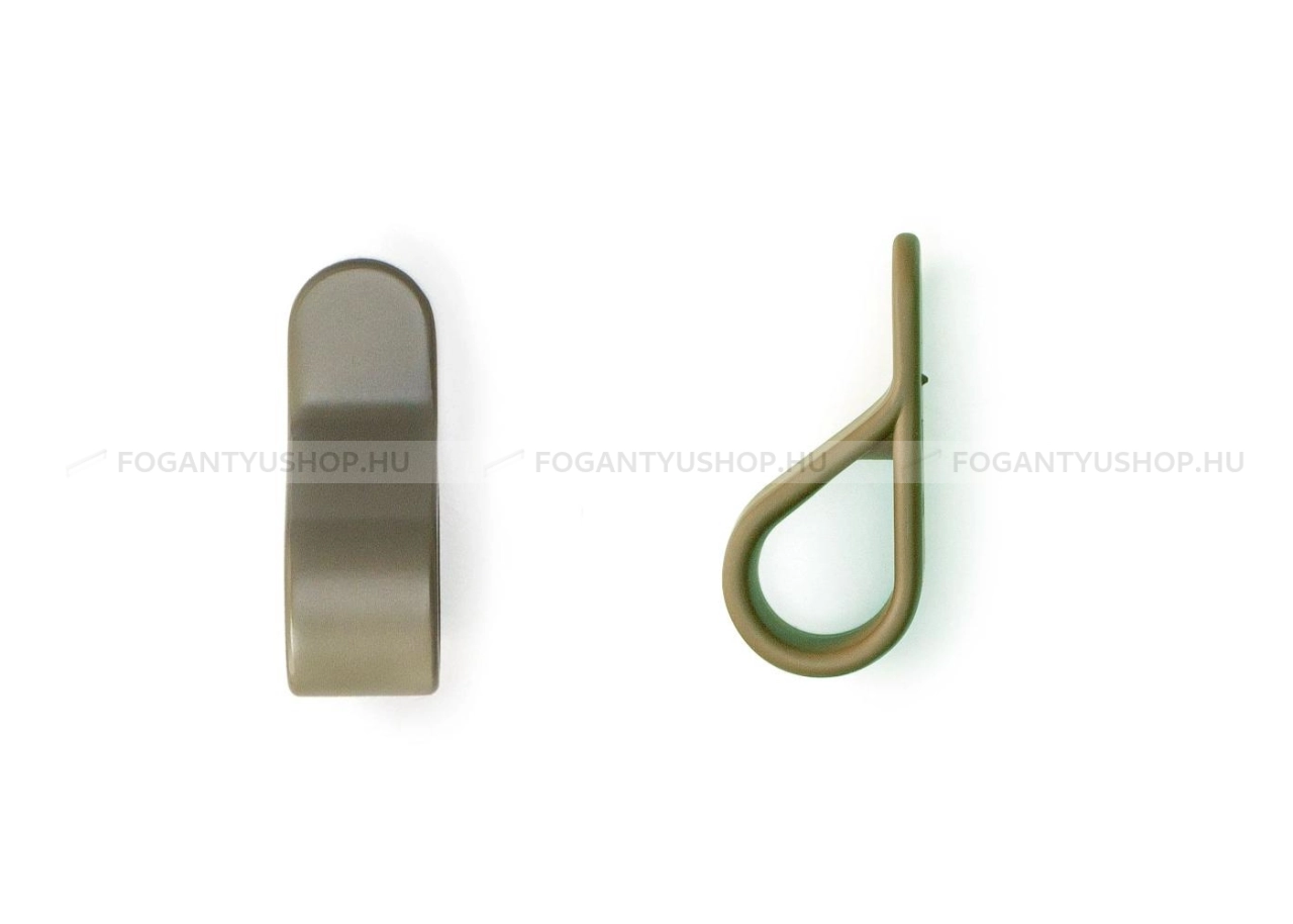 VIEFE Bútorgomb - BELT KNOB - 1 furatos - Moha szürke ZM25 - Zamak fém ötvözet - Színes fém gombfogantyú, bútorgomb