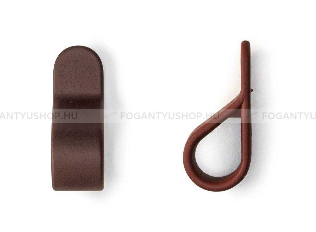VIEFE Gombfogantyú - 530 - 1 furatos - Kávé barna ZM43 - Zamak fém ötvözet - Színes fém gombfogantyú, bútorgomb