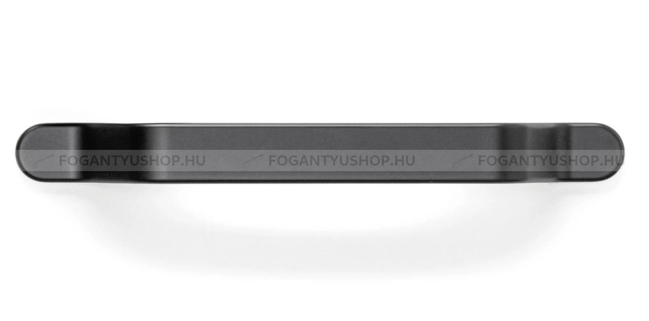 VIEFE Fogantyú - BELT 160 Festett - furattáv 160 mm - Matt fekete ZM2 - Zamak fém ötvözet - Egy méretben gyártott színes fém bútorfogantyú