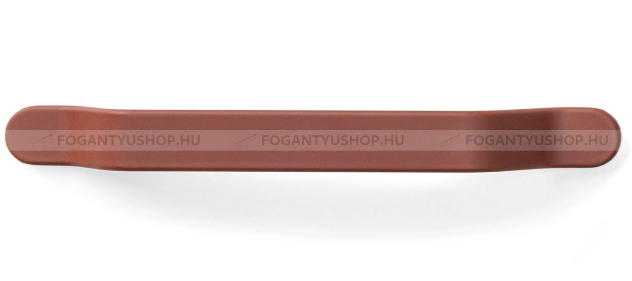 VIEFE Fogantyú - BELT 160 Téglavörös - furattáv 160 mm - Vörös vulkán ZM72 - Zamak fém ötvözet - Egy méretben gyártott színes fém bútorfogantyú